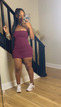 Tube top dress
